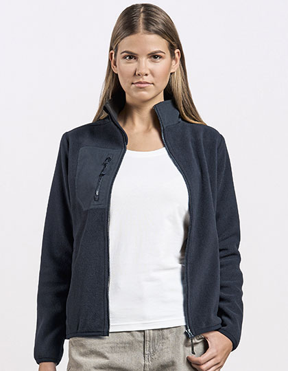 Promodoro Women's Canvas Fleece Jacket in Navy