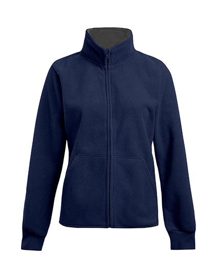 Promodoro Women's Double Fleece Jacket in Navy
