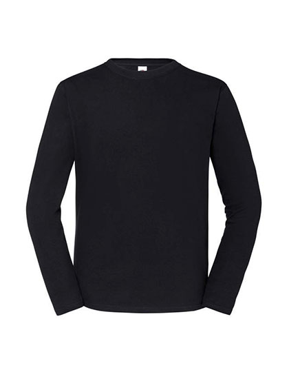 Iconic 195 Long Sleeve Ringspun T – 100% Baumwolle (Heather Grey: 97% Baumwolle / 3% Polyester)