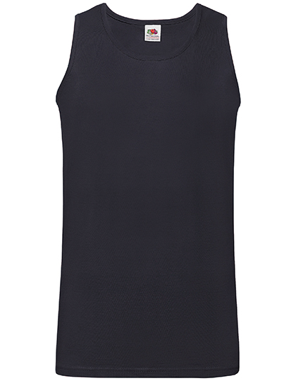 Fruit of the Loom Valueweight Athletic Vest in Deep Navy