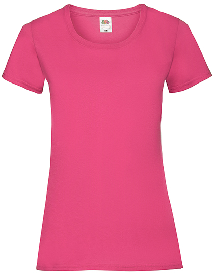 Fruit of the Loom Ladies' Valueweight T in Fuchsia