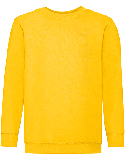 Fruit of the Loom Kids' Classic Set-In Sweat in Sunflower