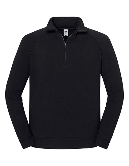 Fruit of the Loom Iconic Premium Zip Neck Sweat
