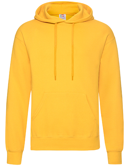 Fruit of the Loom Classic Hooded Sweat in Sunflower
