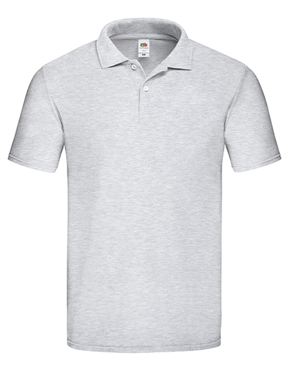Fruit of the Loom Original Polo in Heather Grey