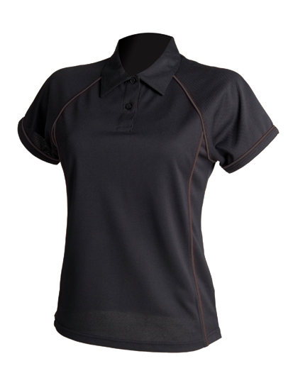 Finden+Hales Ladies' Piped Performance Polo