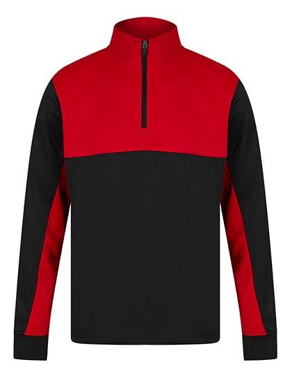 Adults 1/4 Zip Tracksuit Top — besticken oder bedrucken lassen
