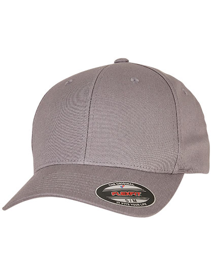 FLEXFIT V-FLEXFIT® Cotton Twill Cap in Grey