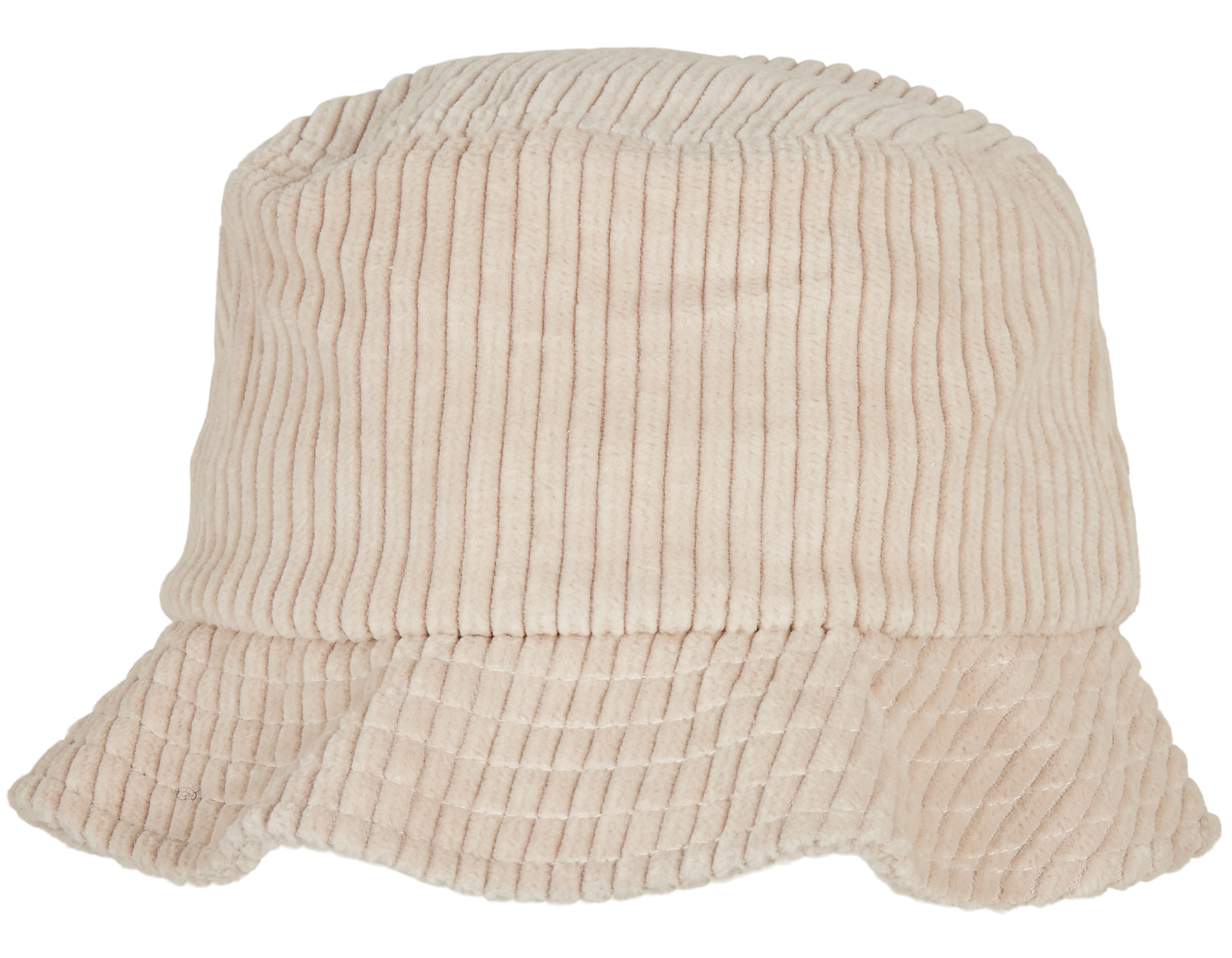 FLEXFIT Big Corduroy Bucket Hat in Off White