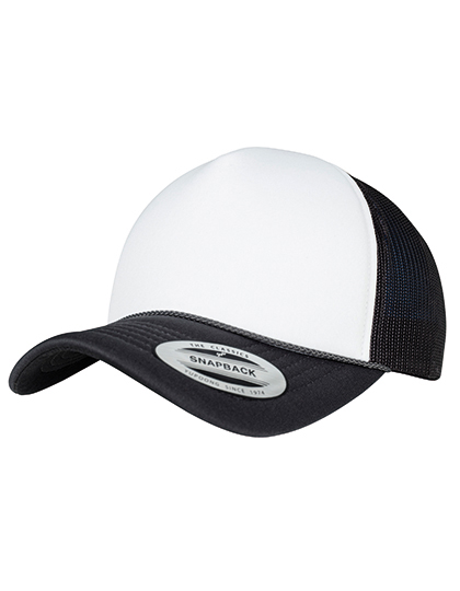 FLEXFIT Foam Trucker Cap Curved Visor