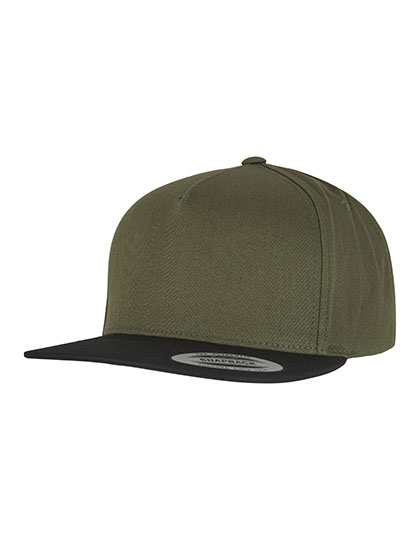 FLEXFIT Classic 5 Panel Snapback in Olive