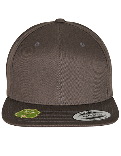 FLEXFIT Organic Cotton Snapback in Dark Grey