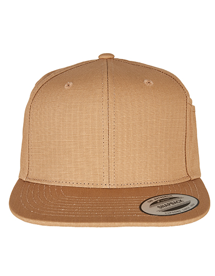FLEXFIT Pencil Holder Snapback Cap in Ocher