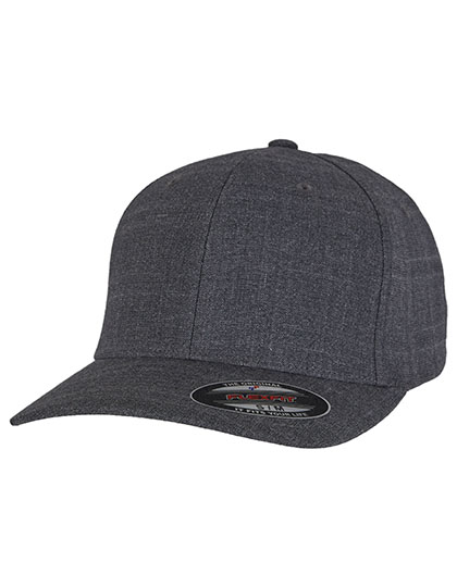FLEXFIT Fine Melange Flexfit in Charcoal