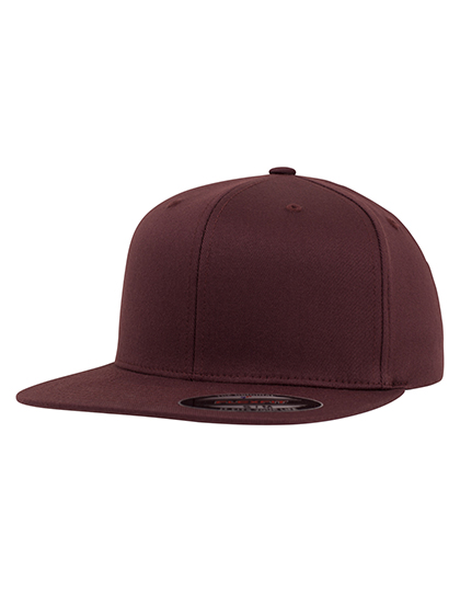 FLEXFIT Flexfit Flat Visor in Maroon