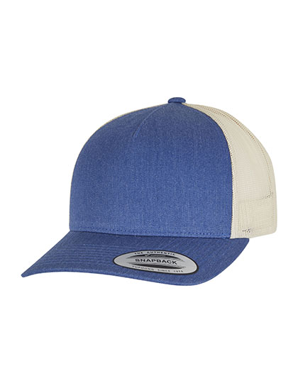 FLEXFIT 5-Panel Retro Trucker 2-Tone Cap in Blue