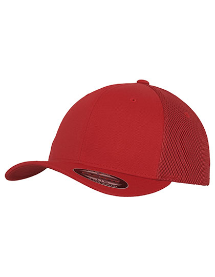 FLEXFIT Flexfit Tactel Mesh Cap in Red