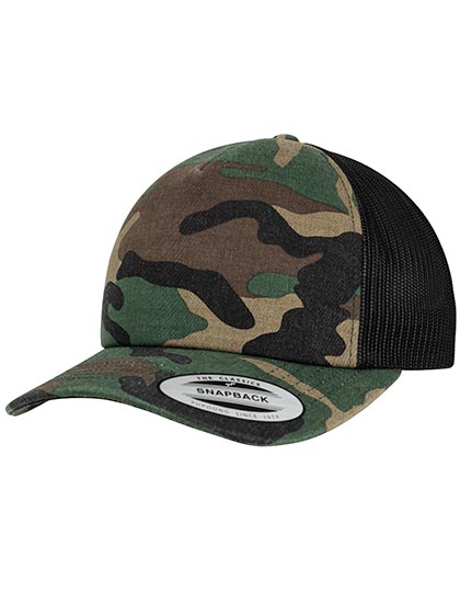 FLEXFIT Camo Trucker Cap