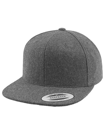 FLEXFIT Melton Wool Snapback Cap