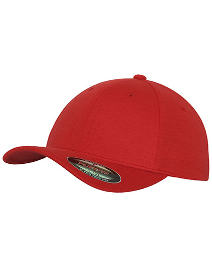 FLEXFIT Flexfit Double Jersey Cap in Red