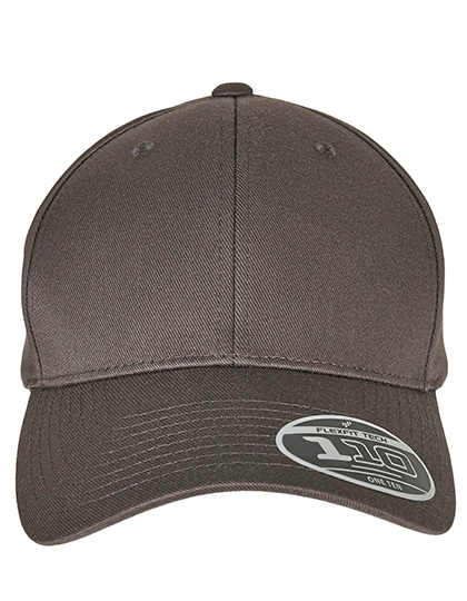 FLEXFIT Flexfit 110 Curved Visor Snapback in Dark Grey
