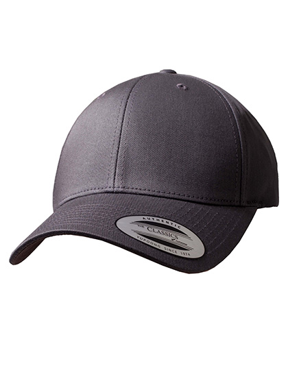 FLEXFIT Curved Classic Snapback in Charcoal