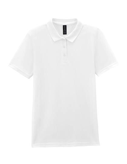 Gildan Softstyle® Women's Piqué Polo in White