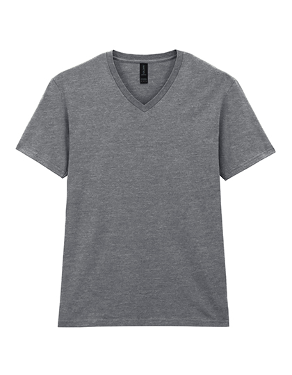 Gildan Softstyle® Adult V-Neck T-Shirt in Sport Grey (Heather)