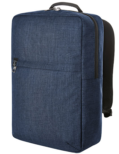 Halfar Notebook Backpack Europe in Blue-Sprinkle