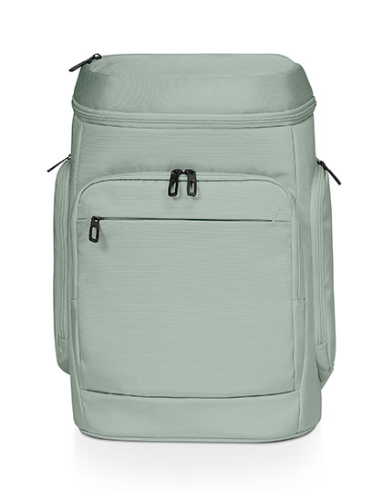 Halfar Notebook Backpack Solid in Green-Gray