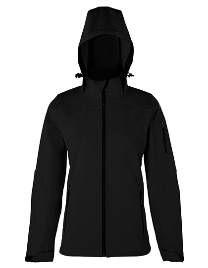 Women's Hooded Soft-Shell Jacket — besticken oder bedrucken lassen