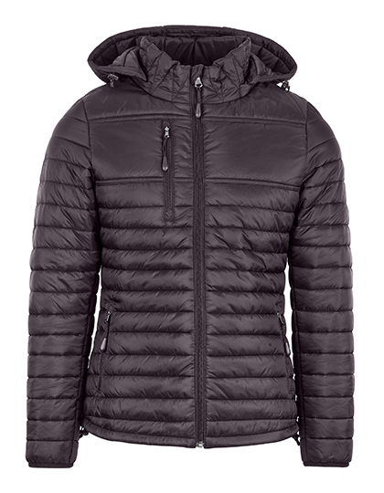 HRM Women's Premium Quilted Jacket in Dark Grey
