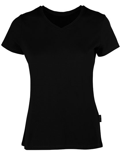 Women's Luxury V-Neck Tees — besticken oder bedrucken lassen