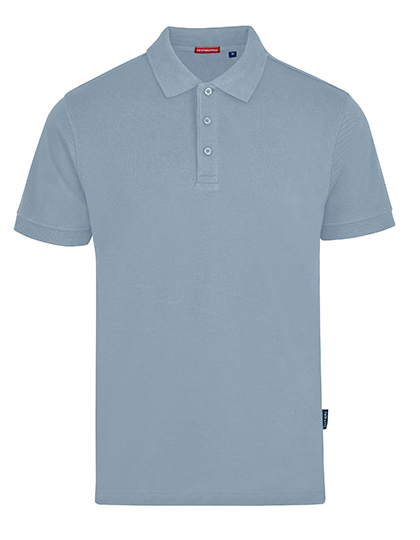 HRM Men's Heavy Performance Polo in Sky Blue