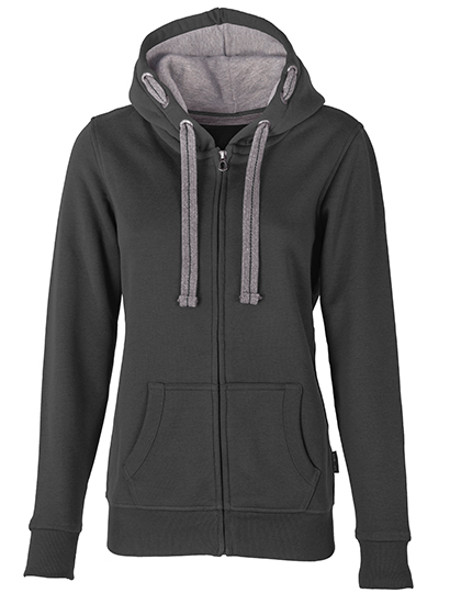 HRM Women's Hooded Jacket in Dark Grey