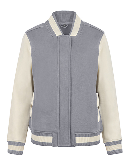 HRM Women's Premium College Jacket in Stone