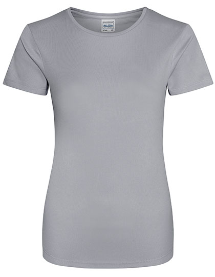 Just Cool Women's Cool T in Heather Grey (Solid)
