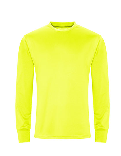 Just Cool Long Sleeve Active T in Electric Yellow