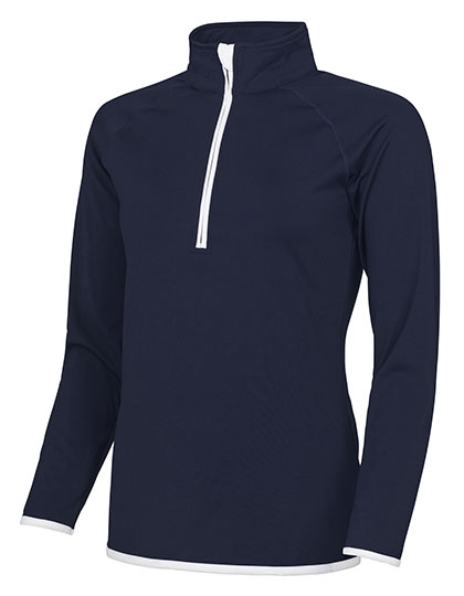 Women's Cool 1/2 Zip Sweat — besticken oder bedrucken lassen