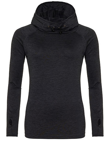 Just Cool Women's Cool Cowl Neck Top