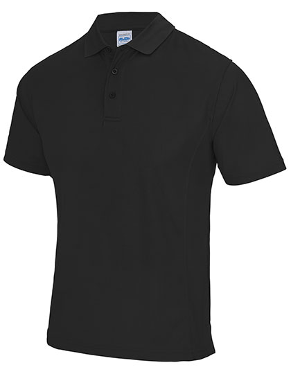 Just Cool SuperCool Performance Polo in Jet Black