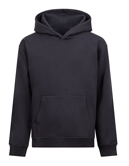 Just Hoods Kids' Hoodie in Solid Charcoal