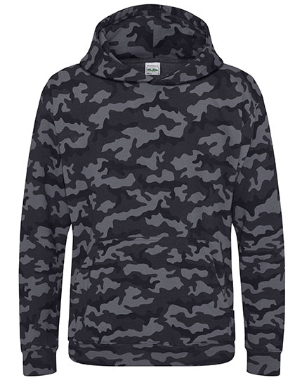 Kids' Camo Hoodie — besticken oder bedrucken lassen