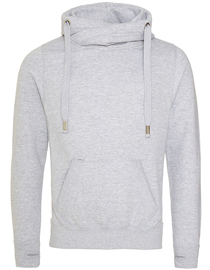 Just Hoods Cross Neck Hoodie