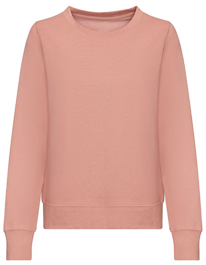 Just Hoods Women's AWDis Sweat in Dusty Pink