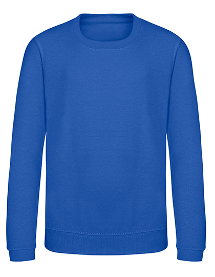 Just Hoods Kids' AWDis Sweat in Bright Royal