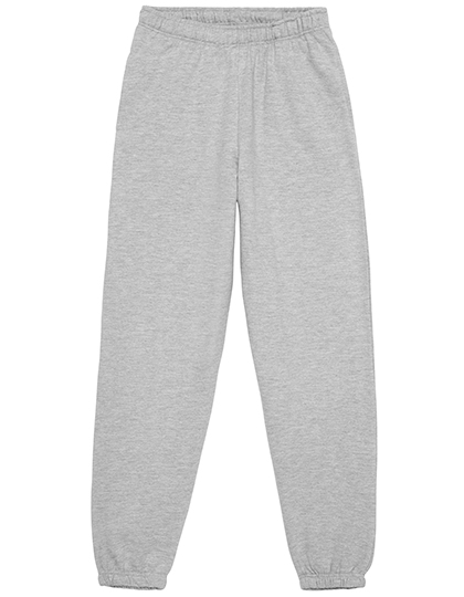 Just Hoods College Cuffed Jogpants in Heather Grey