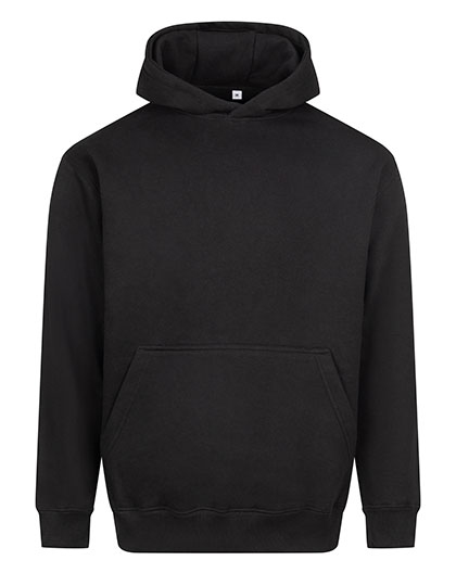Just Hoods Vision Heavyweight Hoodie in Deep Black