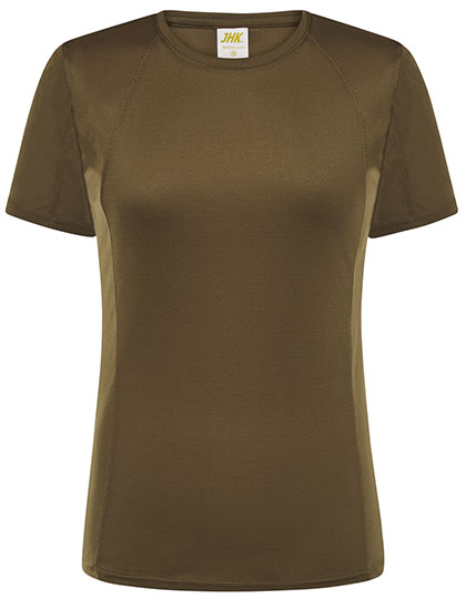 JHK Ladies' Sport T-Shirt in Khaki