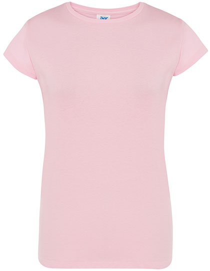 JHK Ladies' Regular Comfort T-Shirt in Pink